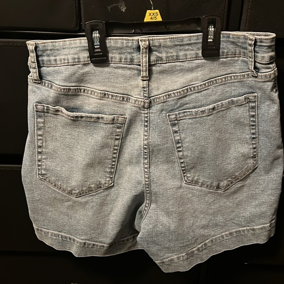 Light Blue Denim Shorts - Picture 2 of 2